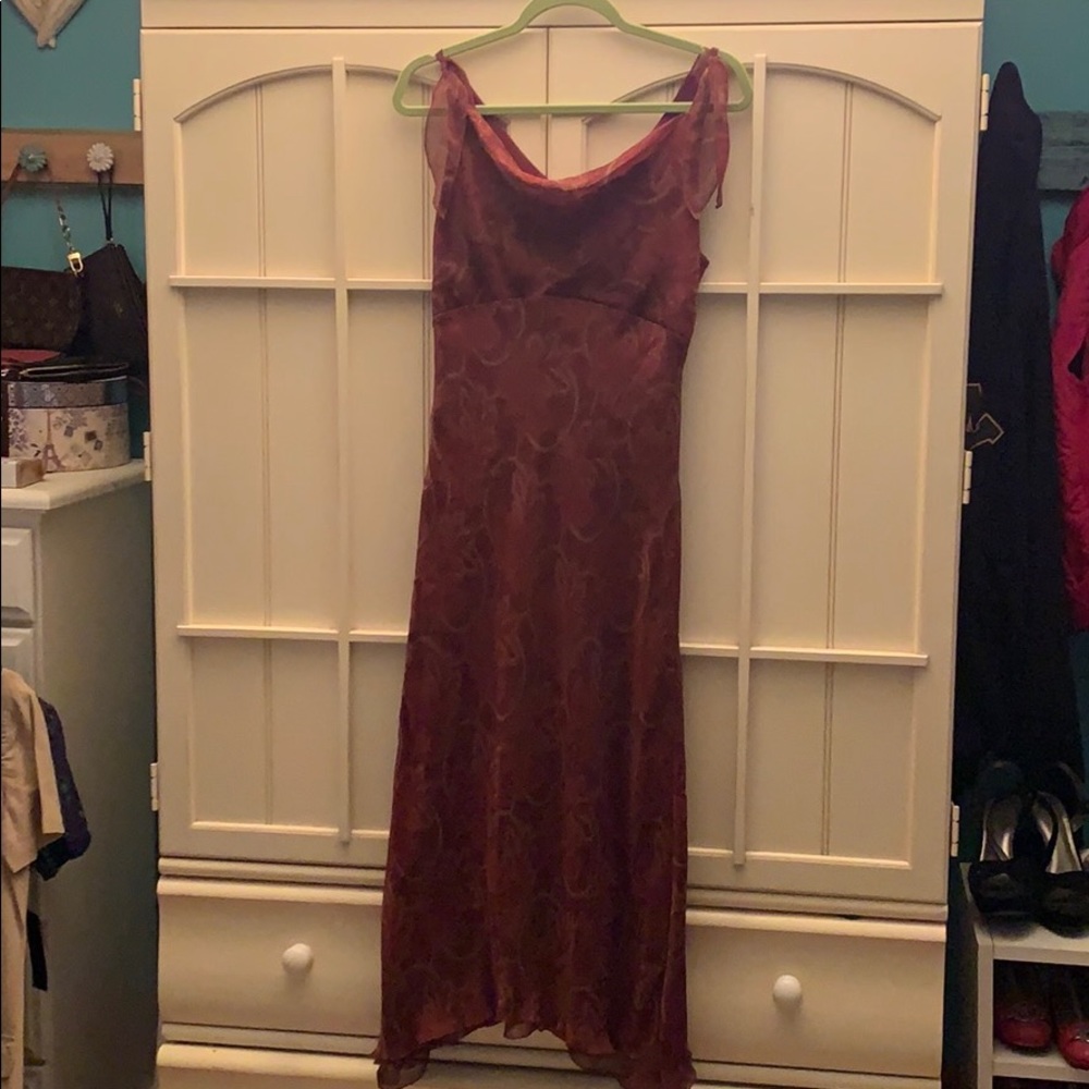 Jonathan Martin Long Auburn Dress